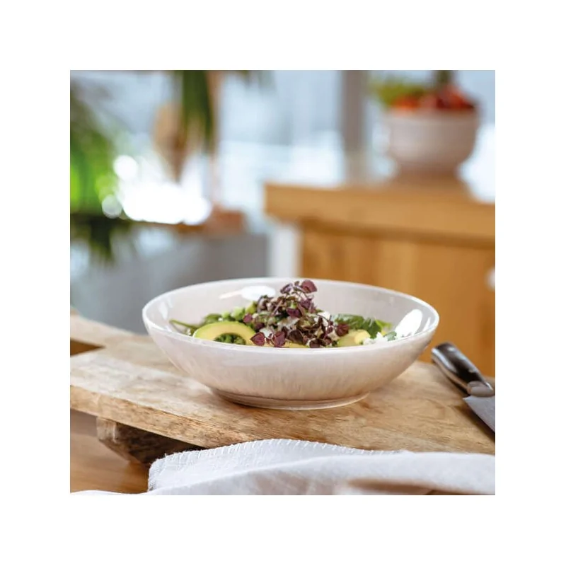 Villeroy & Boch Perlemor Sand Collection Fine Porcelain Dinner Bowl - 260 x 260 x 70 mm - 1 pc set. Villeroy & Boch Perlemor Sand Collection Fine Porcelain Dinner Bowl - 260 x 260 x 70 mm - 1 pc set.