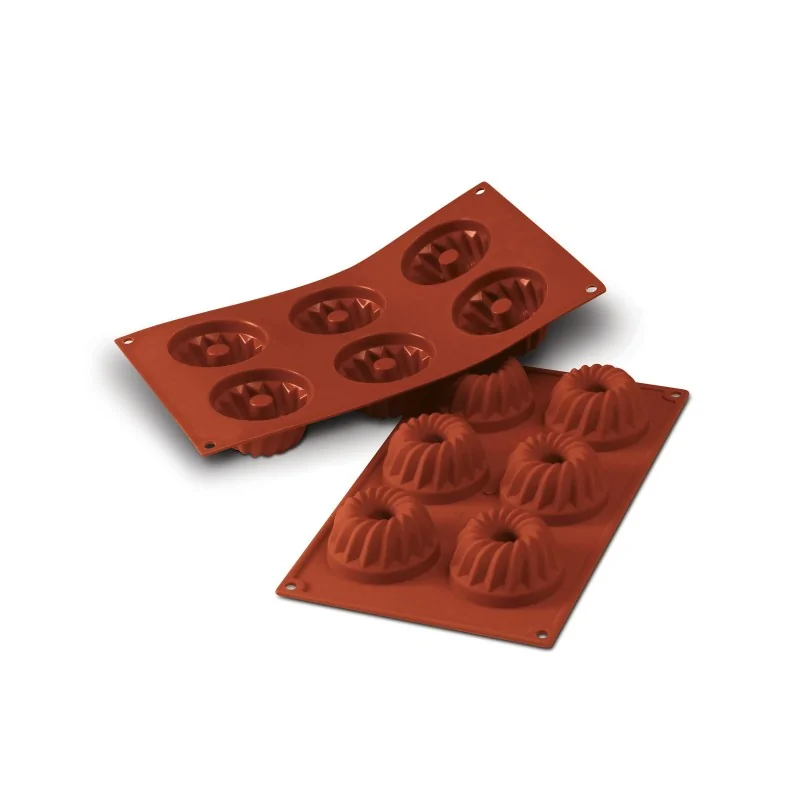 Silikomart Silicone Molds SF209 Gugelhopf - Ø 75mm x h 41.5 mm - 100ml - Silikomart Professional