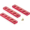 Silikomart Polycarbonate Tesoro-B Chocolate Snack Bars Mold by Kirsten Tibballs - 120mm x h 12ml x 25mm - 30ml - 8 cavity - Silikomart Professional