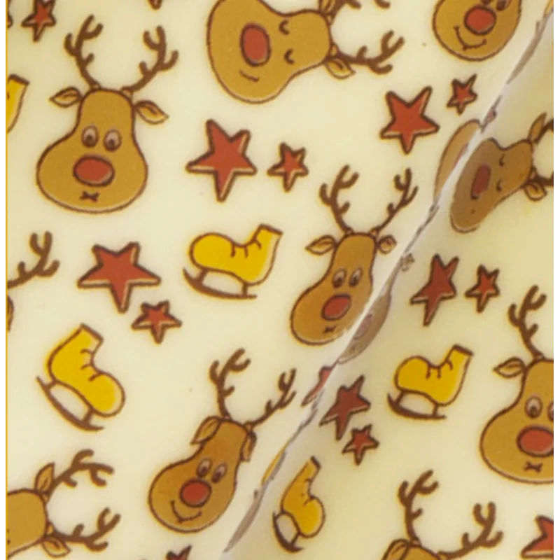 Christmas Reindeer and Ice Skates Chocolate Transfer Sheets - 300 mm x 400 mm - 10 sheets Christmas Reindeer and Ice Skates Chocolate Transfer Sheets - 300 mm x 400 mm - 10 sheets