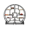 Bon Chef Shelf 13"W x 12-1/8"D x 2/5"H - Tempered Glass - Smoke