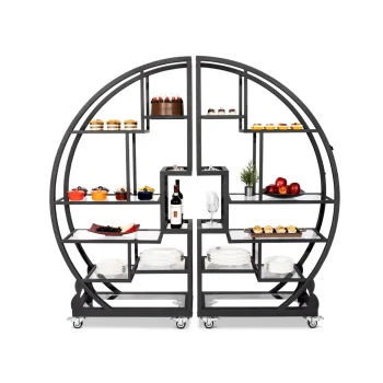 Bon Chef Shelf 27-1/2"W x 9-3/4"D x 2/5"H - Tempered Glass - Smoke