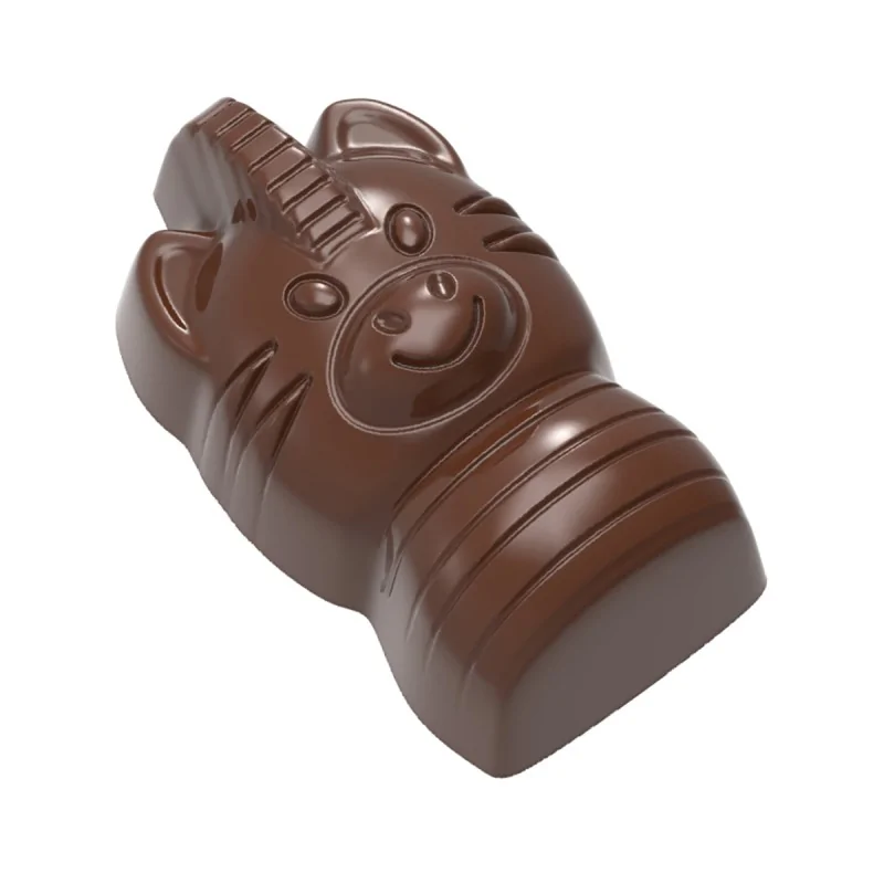 Chocolate World Polycarbonate Zoo Animals Chocolate Mold - 40.5 mm x 34 mm x h 19.5 mm - 21 cavity - 10.5 gr Chocolate World Polycarbonate Zoo Animals Chocolate Mold - 40.5 mm x 34 mm x h 19.5 mm - 21 cavity - 10.5 gr