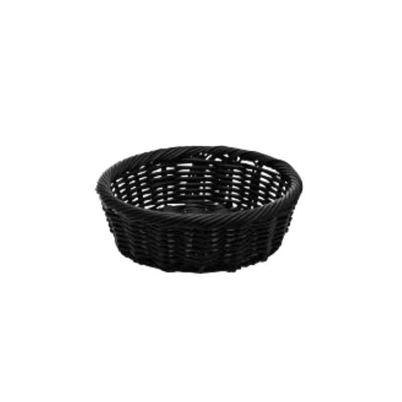 Degrenne Evento Black Round Bread Basket 32cm - Ø32 x h 8 cm - Ø12'' 5/8 x h 3'' 1/8 Degrenne Evento Black Round Bread Basket 32cm - Ø32 x h 8 cm - Ø12'' 5/8 x h 3'' 1/8