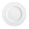 Degrenne Graphique Blanc classique Round Dessert Plate 22.5 cm - 22.5 cm - 8''7/8 - Set of 6