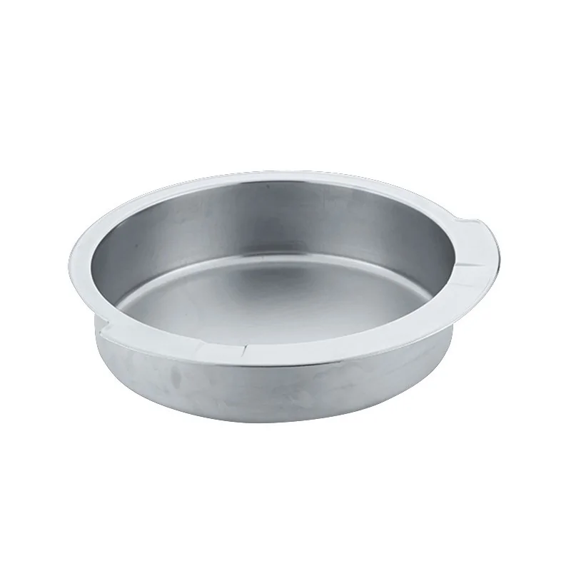 Worthy, Noble & Kent Round Water Pan L 16 5/8" W 15 3/4" H 4" W/Channel For Electric Heating Unit\n- 1 5/8 Gal -
