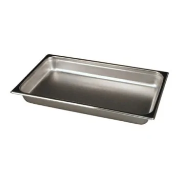 D.W.Haber Rectangular Food Pan L 21 1/2" W 13" H 2 3/4" - For 8 Qt Rectangle Chafer -
