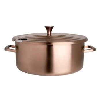 Creations Chafer Round Soup Antique Brushed Bronze L 15" W 12 1/2" H 5 1/4" - 5 1/2 Qt -