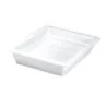 Hall Half Size Ceramic Food Pan L 12 3/4" W 10 3/8" H 2 1/2" - 2 3/4 Qt - White