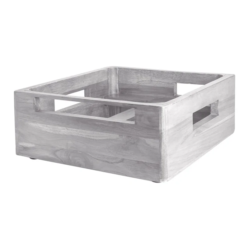 D.W.Haber Powercell Cover Up Grey Wash Teak L 16 7/8" W 15" H 6"