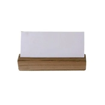 D.W.Haber Fusion Buffet Ash Grey Teak Card Holder L 3 1/2" W" 1 H 1"