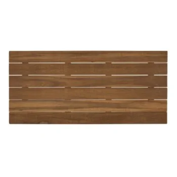 D.W.Haber Fusion Buffet Natural Teak Rectangle Tile Tray L 24" W 11"