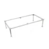 D.W.Haber Polished Stainless Steel Riser Rectangular Frame L 24" W 11" H 6"