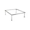 D.W.Haber Polished Stainless Steel Riser Square Frame L W 14" H 5"