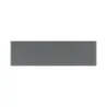 D.W.Haber Black Glass Rectangle Tile L 24" W 7" H 3/8"