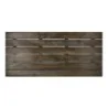 D.W.Haber Ash Grey Teak Wood Rectangle Tile L 24" W 11"