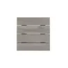 D.W.Haber Grey Wash Teak Wood Square Tile L W 6"