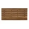 D.W.Haber Natural Teak Wood Rectangle Tile L 24" W 11"
