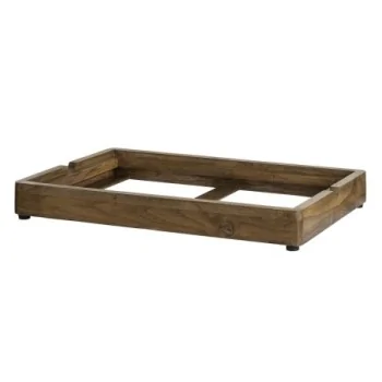 D.W.Haber Low Profile Gastronorm Riser L 23" W 15" H 3 1/8" - Natural Teak