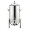 Worthy, Noble & Kent Coffee Urn Single Wall Straight Leg Base L 14" W 13" H 26 1/4" - 20 Qt -