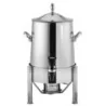 Worthy, Noble & Kent Coffee Urn Single Wall Straight Base L 12 1/2" W 12 1/2" H 23 1/2" - 11 1/2 Qt -