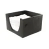 Kenny Mack Designs Carved Beverage Napkin Holder Espresso Resin L W 6" H 4"