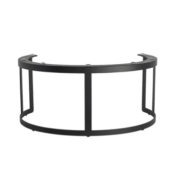 MyGlassStudio Nesting Display Risers L Mid Modern Black L 13" W 10 1/4" H 6 1/8"