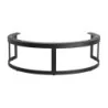 MyGlassStudio Nesting Display Risers L Mid Modern Black L 13" W 10 1/4" H 4 1/8"