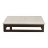 MyGlassStudio Square Metal Stand L Mid Modern Bronze L W 10 3/8" H 2 1/8"