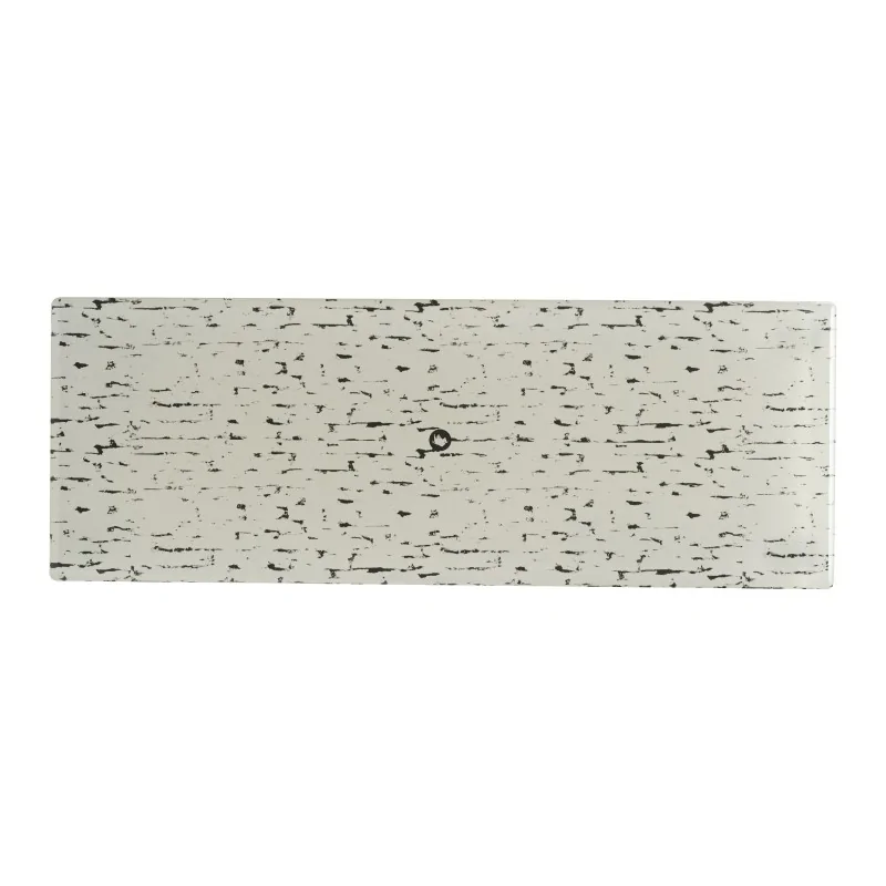 MyGlassStudio Footed Board Mid Modern Cream/Dark Grey L 19 3/4" W 7 1/8" H 7/8" MyGlassStudio Footed Board Mid Modern Cream/Dark Grey L 19 3/4" W 7 1/8" H 7/8"