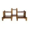 Creations Acacia 6 Level Coffee/Condiment Stand L 27 3/4" W 14" H 12 5/8"