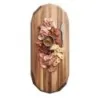 Creations Acacia Oval Faceted Board L 28" W 12" H 2"