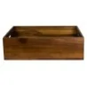 Creations Acacia Reversible Rectangular Gastronorm Platform L 20 3/4" W 12 7/8" H 6"