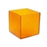 Kenny Mack Designs Carved Riser/Box Tangerine L W 8" H 8"
