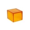 Kenny Mack Designs Carved Riser/Box Tangerine L W 6" H 6"