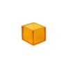 Kenny Mack Designs Carved Riser/Box Tangerine L W 4" H 4"