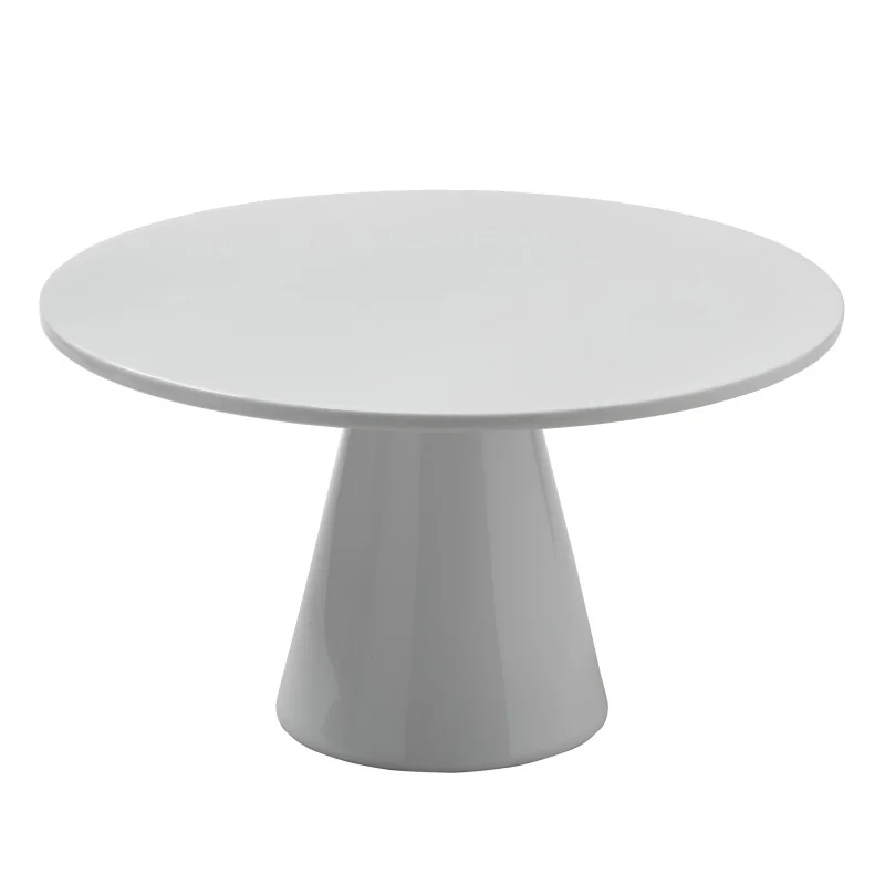 Roselli Design White Porcelain Round Riser Medium D 11 1/2" H 6 1/2"