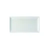 Creations White Rectangle Melamine Platter L 12 3/4" W 7"