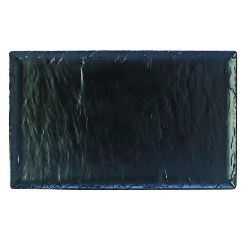 Creations Slate Rectangle Melamine Platter L 21" W 12 3/4"