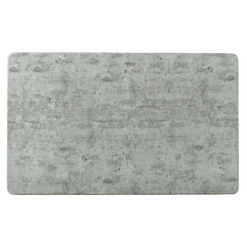 Creations Concrete Rectangle Melamine Platter L 21" W 12 3/4"