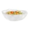 Kenny Mack Designs Resin Jagged Edge Bowl - Shell - D 13" H 4 1/2" - 1 gal -