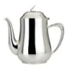 Worthy, Noble & Kent Stainless Steel Coffee Pot L 10" W 5" H 10" - 2 1/4 Qt -