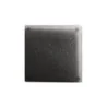 MyGlassStudio Square Footed Serving Platter Mid Modern Dark Grey / Cream L W 10 3/4" H 7/8"