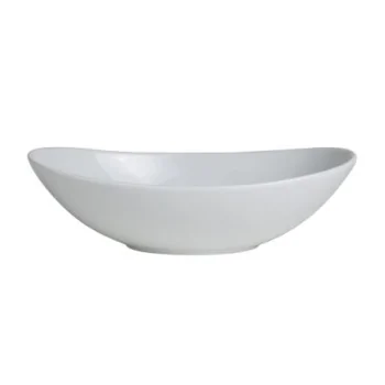 Varick DW Bistro Oval Bowl 10'' x 6 1/4'' x 2 3/4'' (30 Oz) Bistro - Pack of 12