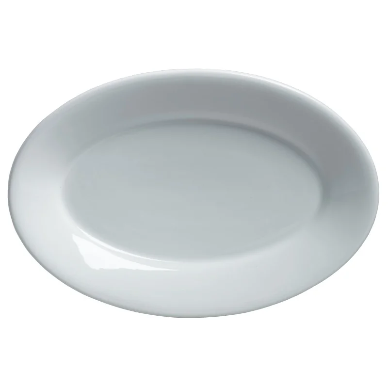 Varick DW Classic Cafe Oval Platter 7'' x 4 1/2'' x 1'' Cafe Porcelain - Pack of 12 Varick DW Classic Cafe Oval Platter 7'' x 4 1/2'' x 1'' Cafe Porcelain - Pack of 12