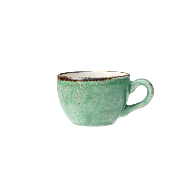Steelite Performance Craft Aqua Low Cup 3 1/2'' x 1 3/4 (3 Oz) Craft Aqua - Pack of 12 Steelite Performance Craft Aqua Low Cup 3 1/2'' x 1 3/4 (3 Oz) Craft Aqua - Pack of 12