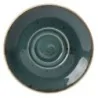 Steelite Performance Craft Blue Saucer/Soup Stand Double Well Slimline 6 1/2'' Craft Blue - Pack of 36