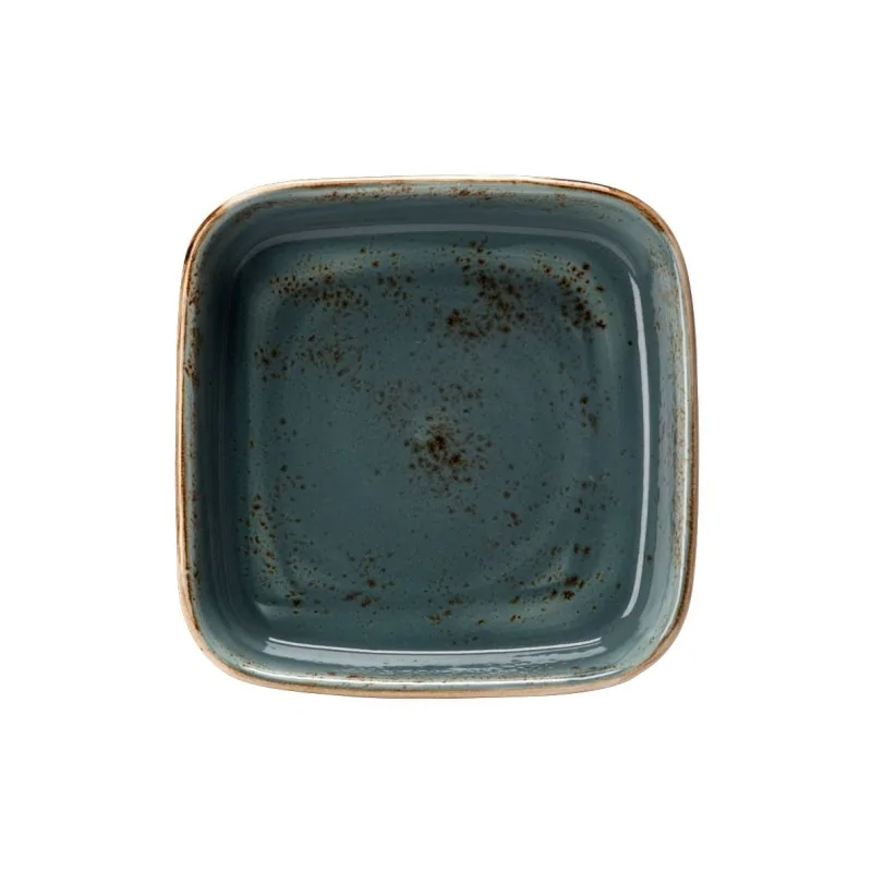 Steelite Performance Craft Blue Square Roaster 10'' x 2'' (2 Qt) Craft Blue - Pack of 6 Steelite Performance Craft Blue Square Roaster 10'' x 2'' (2 Qt) Craft Blue - Pack of 6
