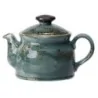 Steelite Performance Craft Blue Teapot Club 6 3/4'' x 4 3/8'' x 8'' (15 Oz) Lid 2 Craft Blue - Pack of 6