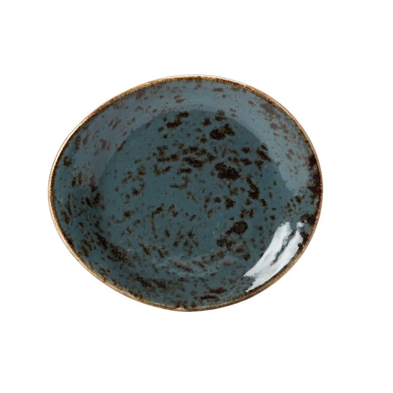 Steelite Performance Craft Blue Plate 6'' x 5 1/4'' Craft Blue - Pack of 12 Steelite Performance Craft Blue Plate 6'' x 5 1/4'' Craft Blue - Pack of 12